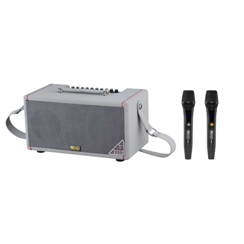 Ảnh minh họa Loa Neko NK03, Công suất 80W, Bluetooth, Aux, Kèm 2 Micro 2