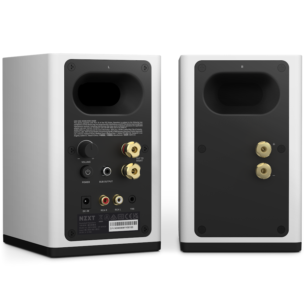 Ảnh minh họa Loa NZXT Relay Speakers - White 2