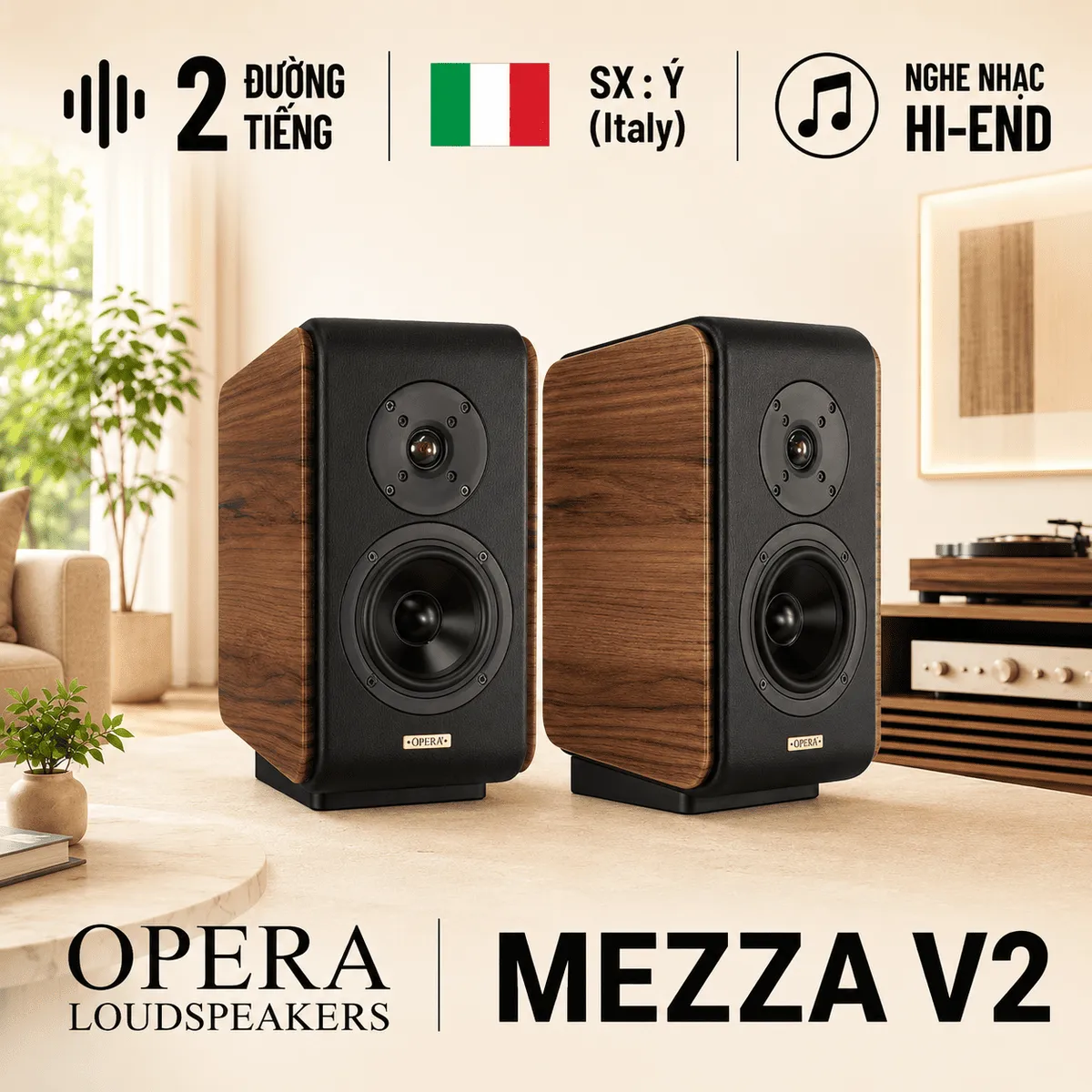 Ảnh minh họa Loa Opera MEZZA V2 (Bookshelf) 1
