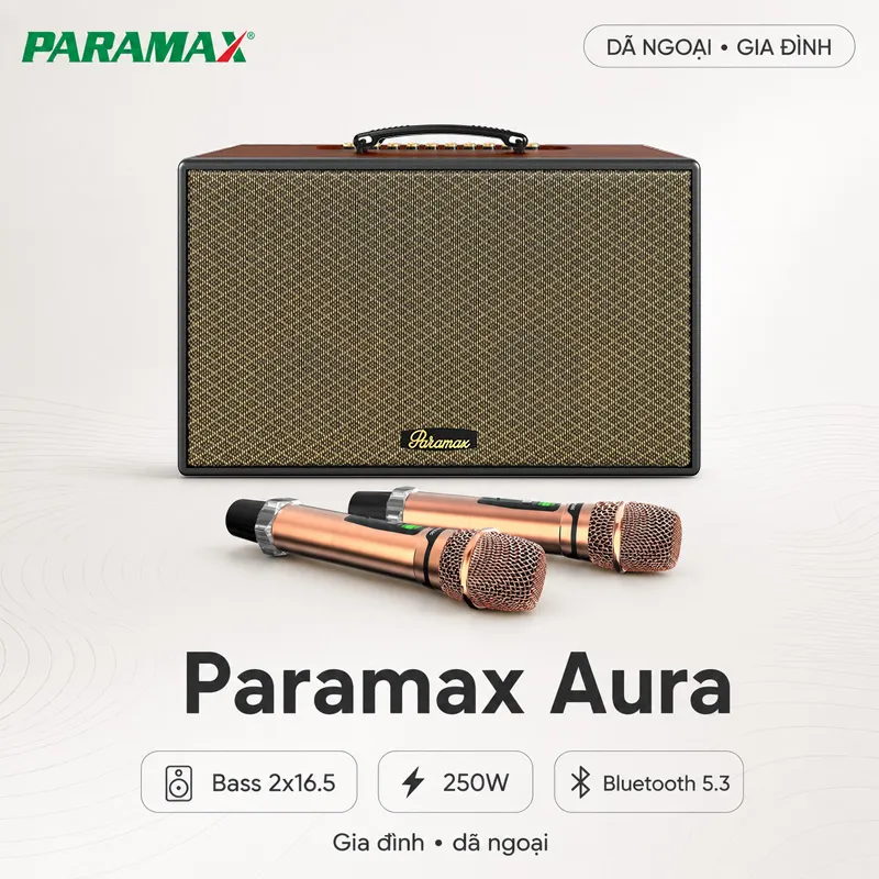 Ảnh minh họa Loa Paramax Aura (250W, Kèm 2 Micro) 1