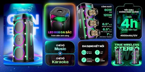Loa Party Alpha Works GENBEAT 100