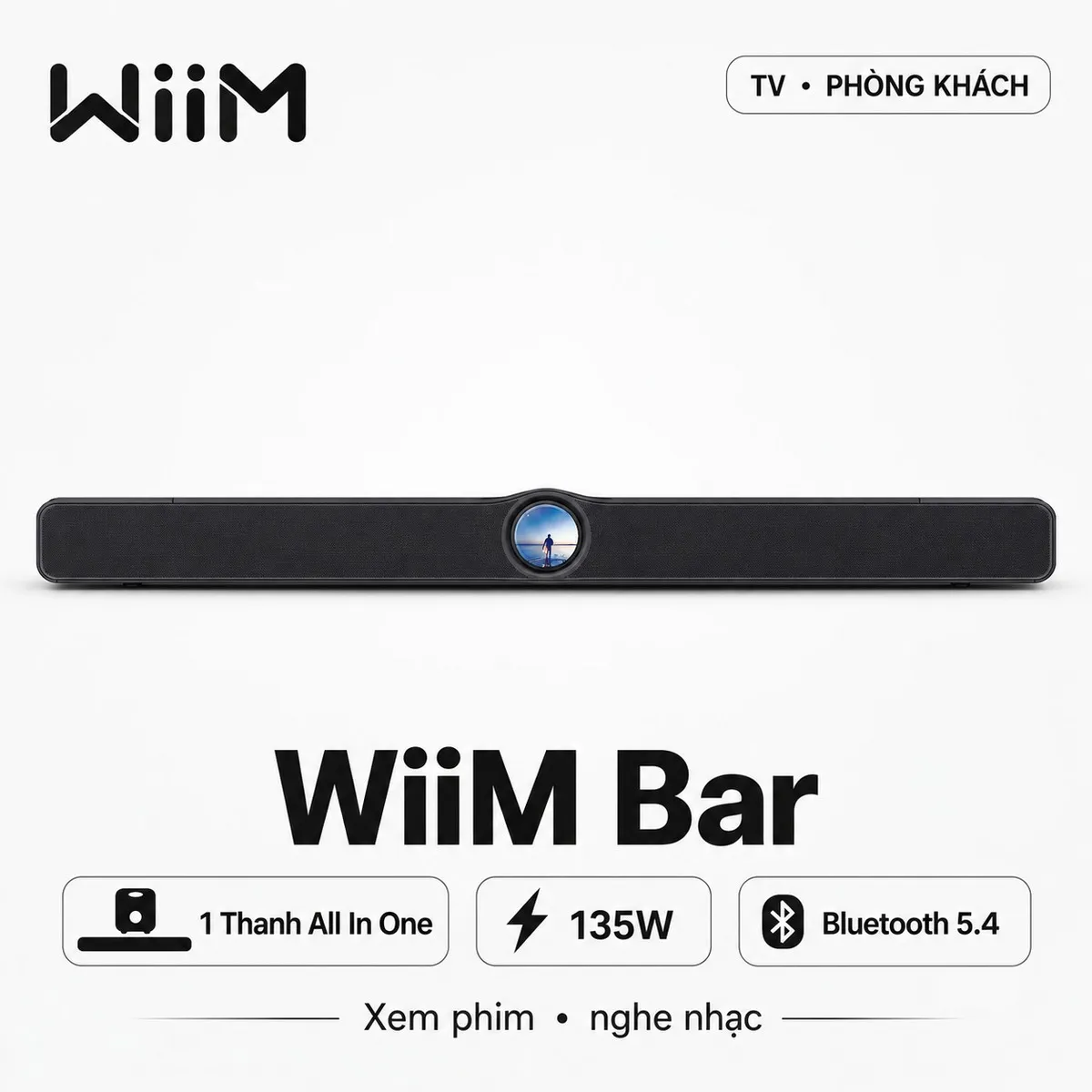 Ảnh minh họa Loa soundbar WiiM Bar (3.0.2 kênh, Dolby Atmos, 135W) 1