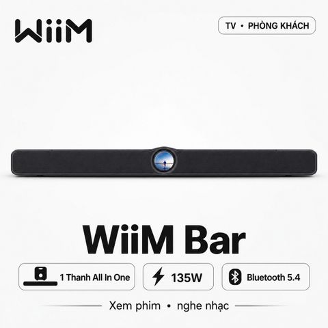 Loa soundbar WiiM Bar (3.0.2 kênh, Dolby Atmos, 135W)