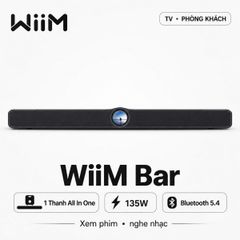  Loa soundbar WiiM Bar (3.0.2 kênh, Dolby Atmos, 135W) 