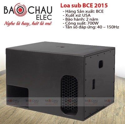 Loa sub BCE 2015