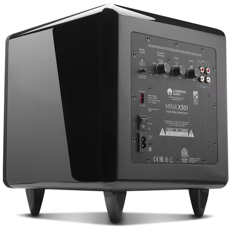 Ảnh minh họa Loa sub Cambridge Audio MINX X301, Bass 20 cm, Công suất 300W, DSP 3
