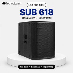  Loa sub điện dBTechnologies Sub 618 (Bass 50) 