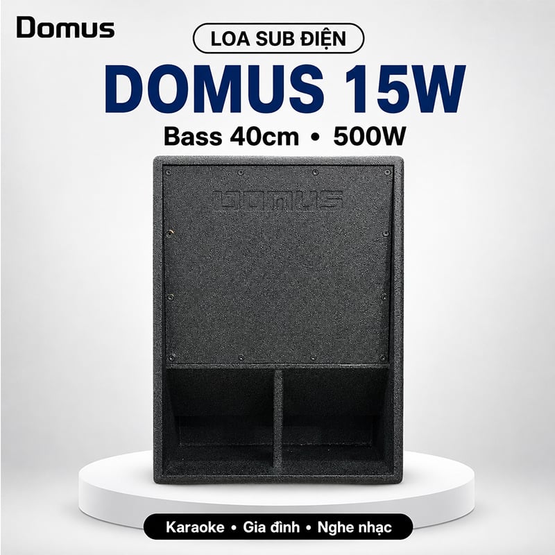 Loa Sub điện Domus 15W (15A-bass 40)