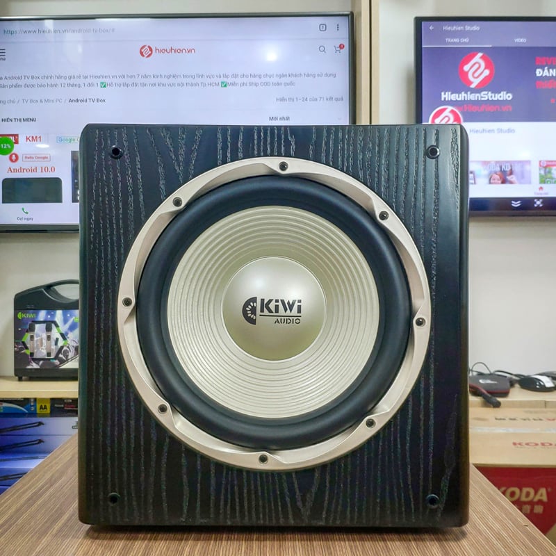 Loa Sub điện KIWI S12 – Loa Siêu Trầm Công Suất 400W, Bass 3 tấc