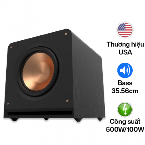 Loa sub điện Klipsch RP-1400SW (Bass 35.56cm, 1000W Peak)