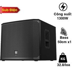  Loa sub Electro Voice EKX18SP, Liền công suất, Bass 50cm, 1300W, Class 