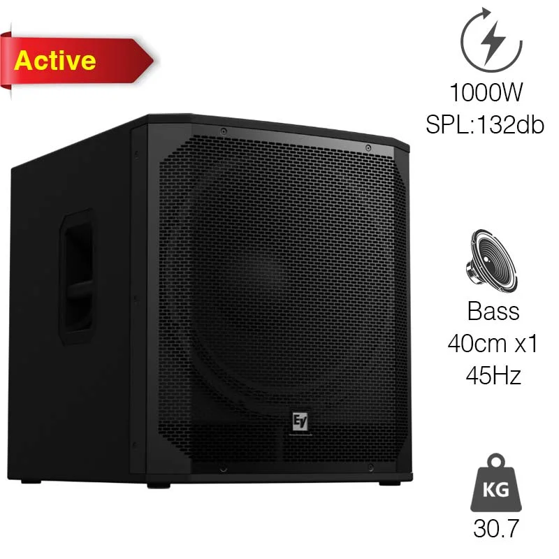 Loa sub Electro voice Eviva 18SP, Bass 45cm, Công suất 1000W