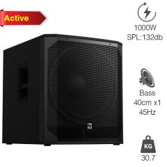  Loa sub Electro voice Eviva 18SP, Bass 45cm, Công suất 1000W 