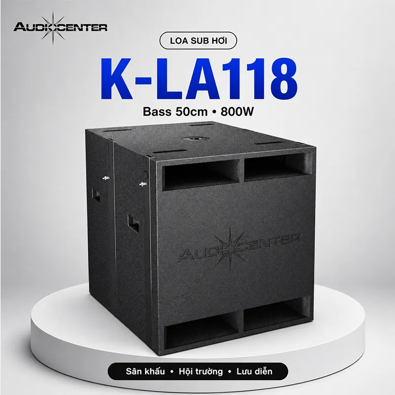 Ảnh minh họa Loa Sub Hơi Audiocenter K-LA118 (Bass 50, 800W, 137dB) 1