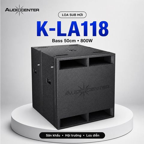 Loa Sub Hơi Audiocenter K-LA118 (Bass 50, 800W, 137dB)