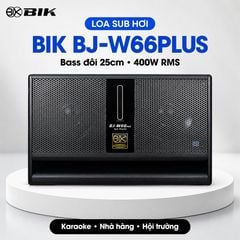  Loa Sub hơi BIK BJ-W66PLUS (bass đôi 25) 