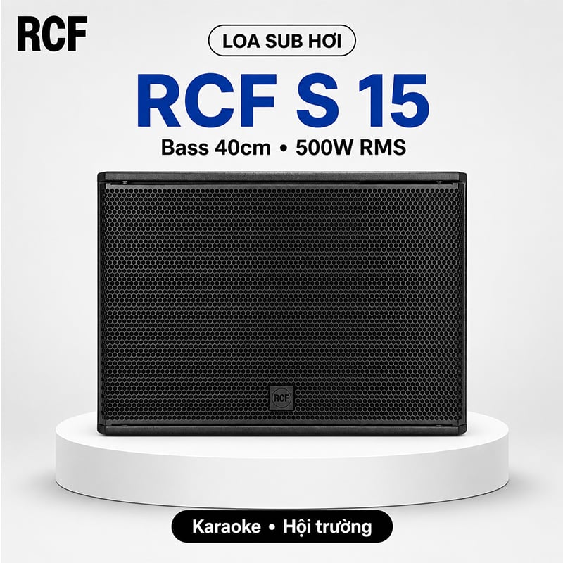 Loa sub hơi RCF S15 (bass 40)