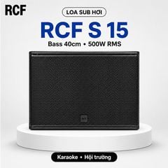  Loa sub hơi RCF S15 (bass 40) 