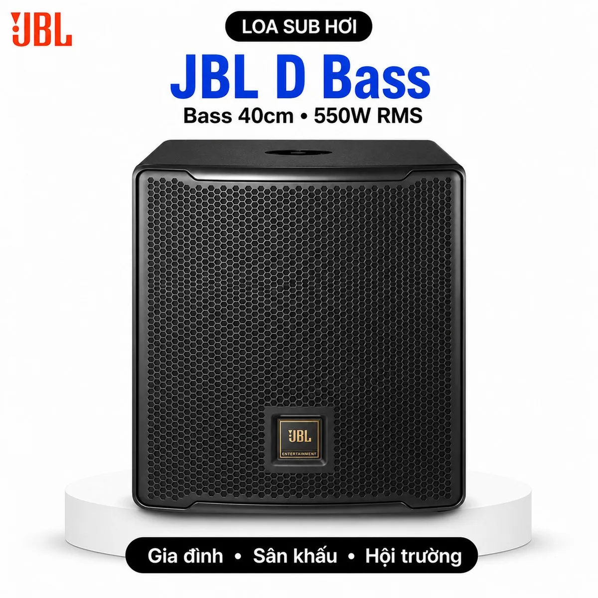 Ảnh minh họa Loa sub JBL D Bass (Bass 40, 550W RMS) 1