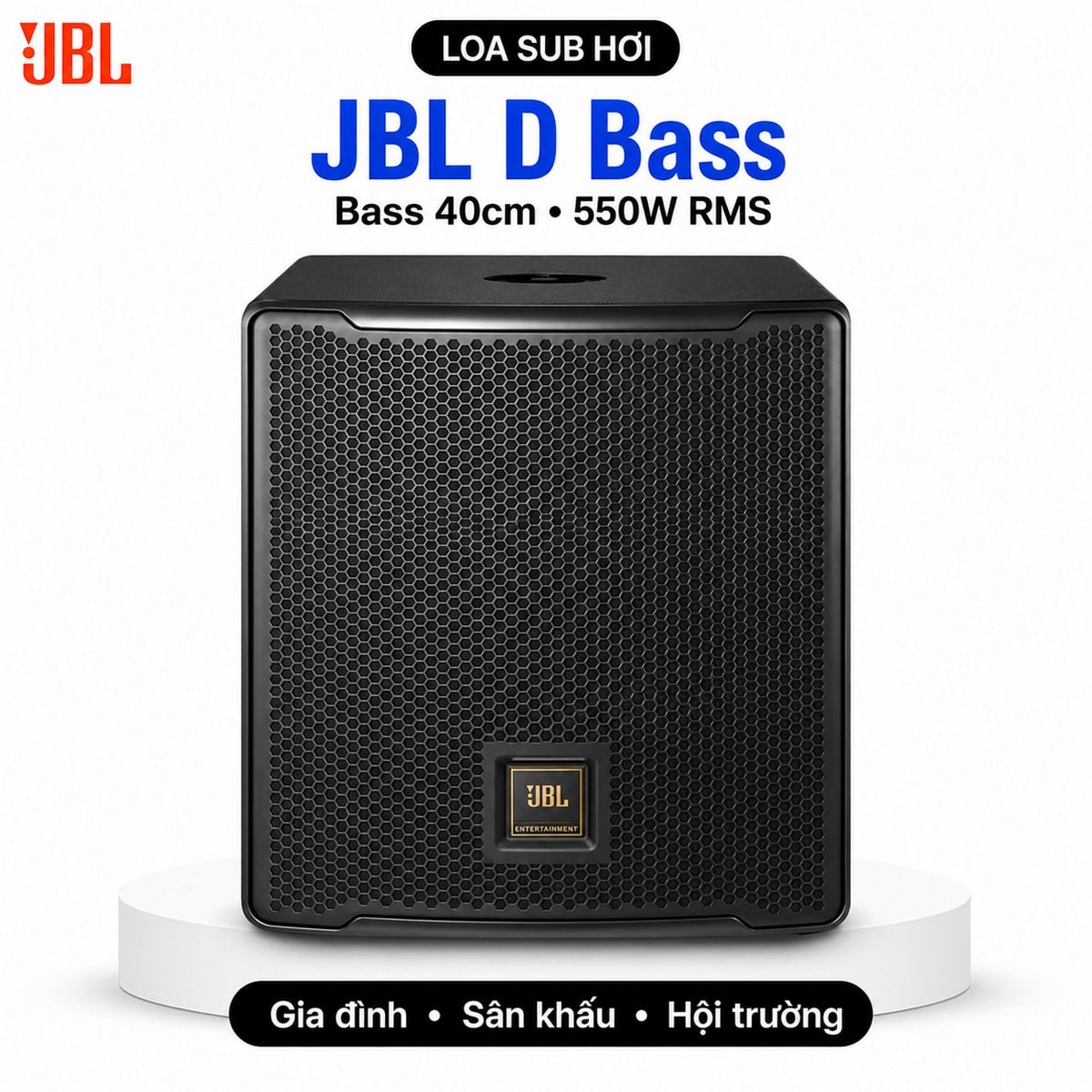 Loa sub JBL D Bass (Bass 40, 550W RMS)