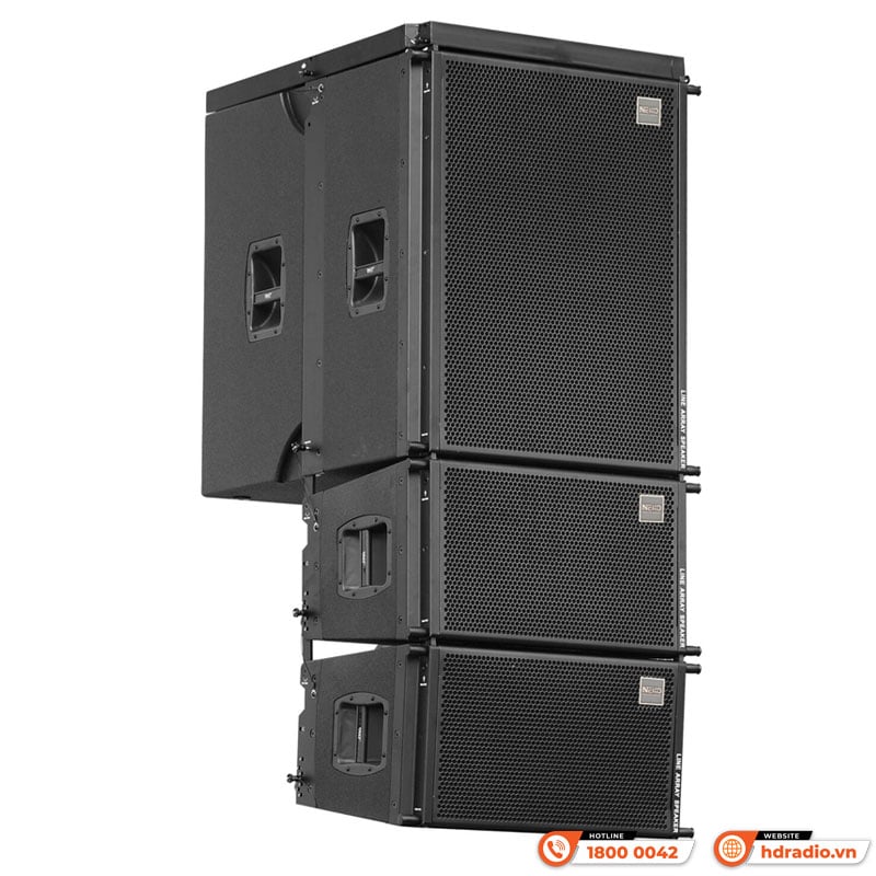 Ảnh minh họa Loa sub Line Array Neko TQ18S, Bass 50cm, 800W, 106dB, 8Ohms, 40Hz – 200Hz 2