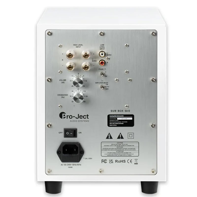 Ảnh minh họa Loa sub Pro-Ject Box 50 E, Bass 13cm, Tần số 38Hz - 160Hz 3