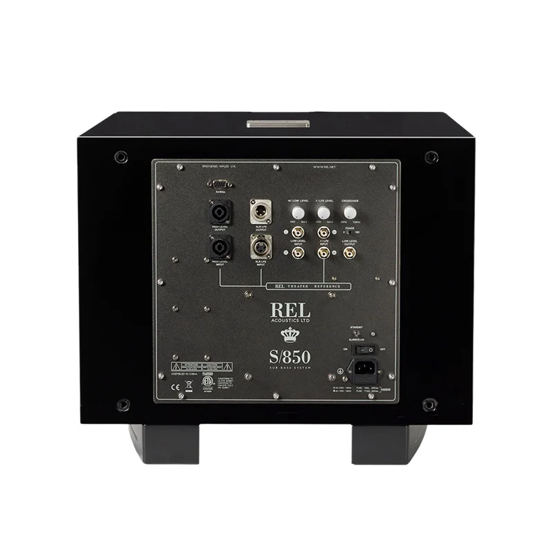 Ảnh minh họa Loa Sub Rel S850 (Sub điện, Bass 30.5cm, Công suất 850W, Class D, RCA, XLR) 2