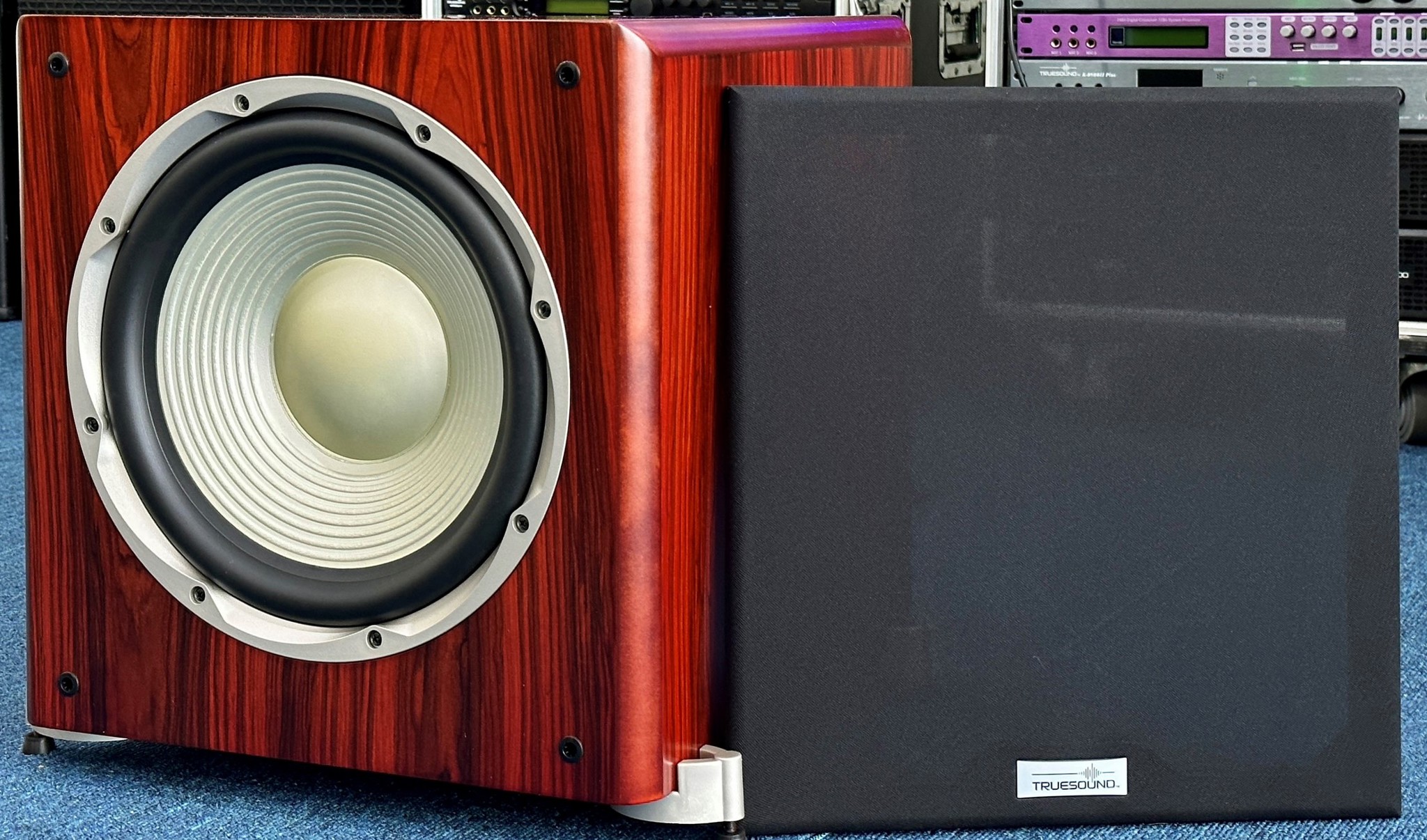 Ảnh minh họa Loa Sub TRUESOUND HK12 - ĐỎ VÂN GỖ 1