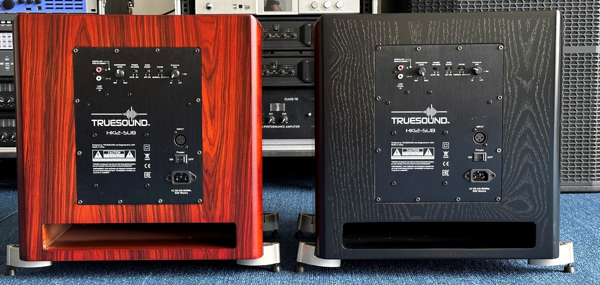 Ảnh minh họa Loa Sub TRUESOUND HK12 - ĐỎ VÂN GỖ 2