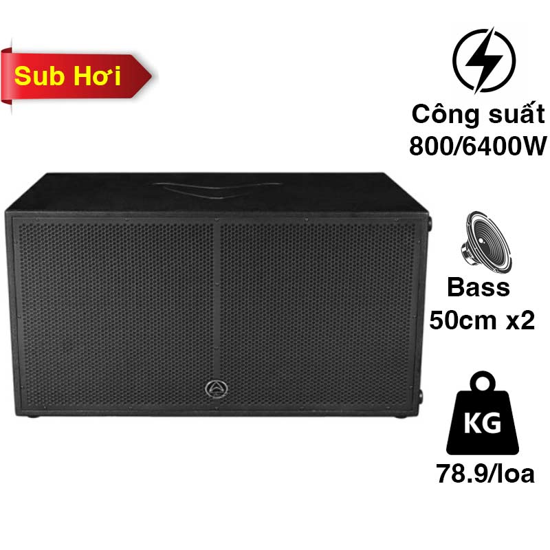 Loa Sub Wharfedale Delta X218B, Bass 50cm, Công suất 1600W