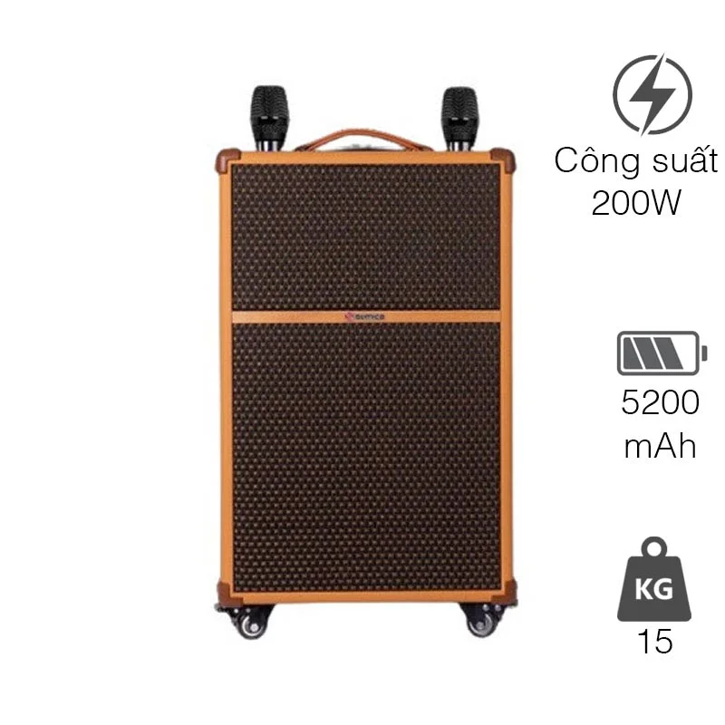 Loa Sumico Touring 10, Bass 25.4cm, Bluetooth 5.0, 200W