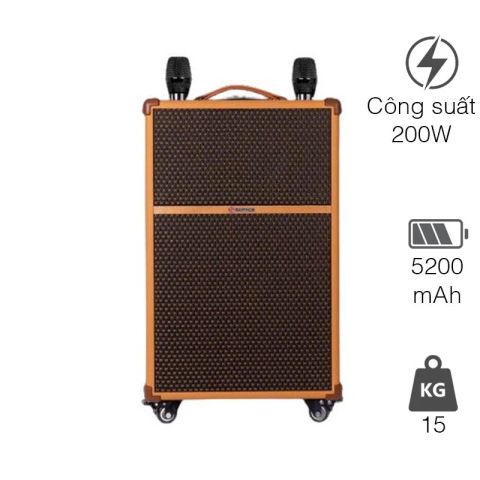 Loa Sumico Touring 10, Bass 25.4cm, Bluetooth 5.0, 200W