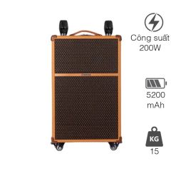  Loa Sumico Touring 10, Bass 25.4cm, Bluetooth 5.0, 200W 