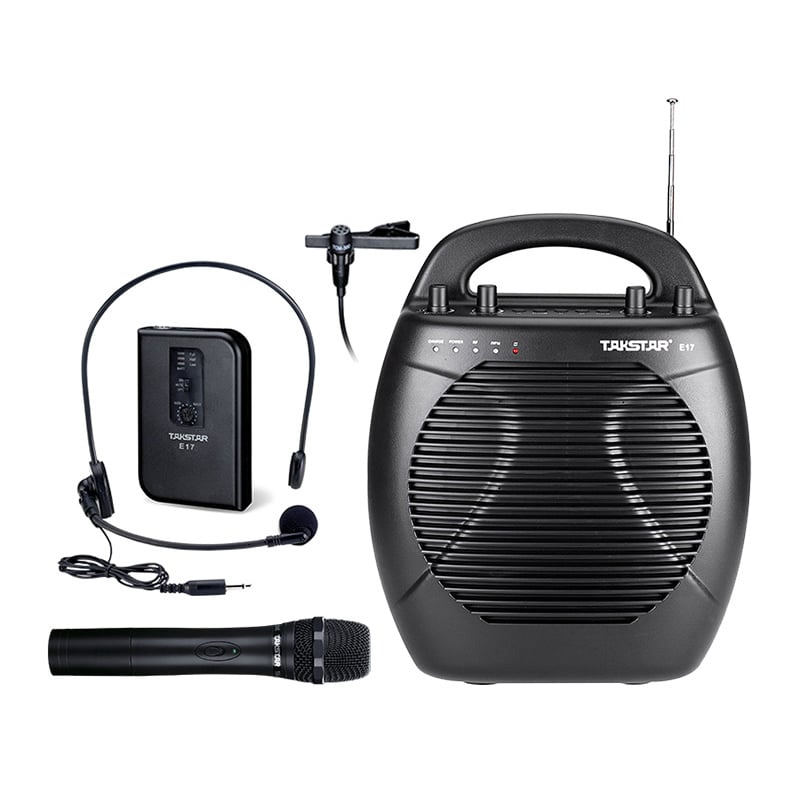 Loa Trợ Giảng Takstar E17 (35W) Pin 8H, Kèm Combo 3 Micro