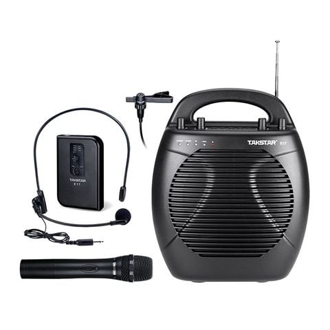 Loa Trợ Giảng Takstar E17 (35W) Pin 8H, Kèm Combo 3 Micro