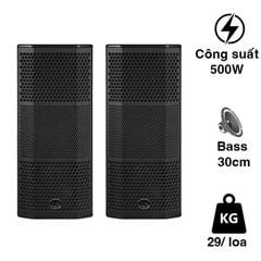  Loa Wharfedale Reason X12, Bass 30cm, Độ nhạy 98 dB, Công suất Max 