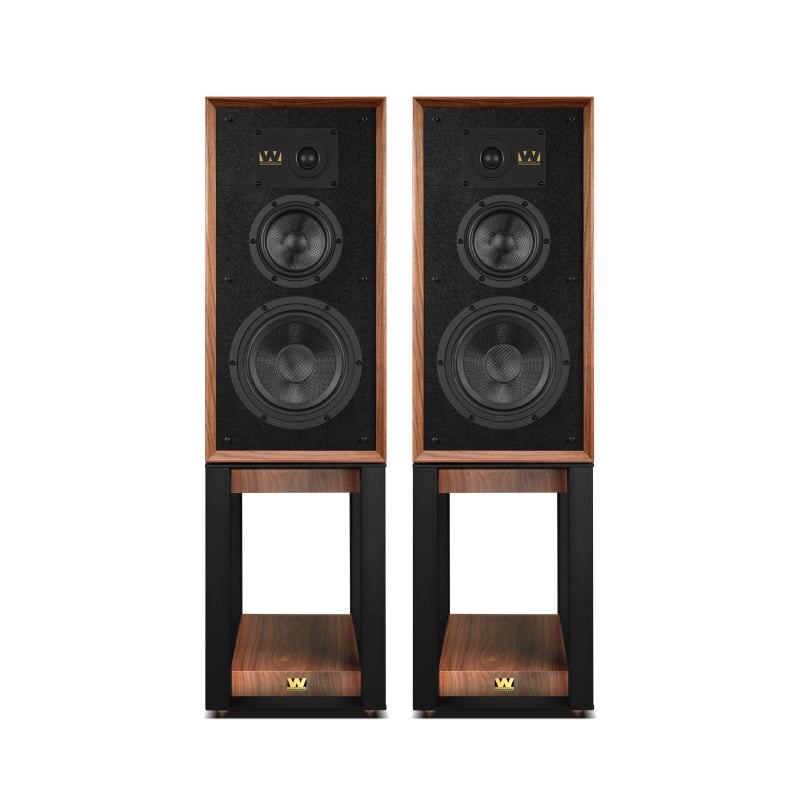 Loa Wharfedale Super Linton, Bass 20cm, Độ nhạy 90dB, Kèm Chân Loa