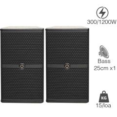  Loa Wharfedale WH10 Pro, Bass 25cm, Công suất 300W 