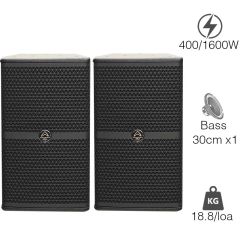  Loa Wharfedale WH12 Pro, Bass 30cm, 400W 