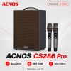 Loa xách tay Acnos CS286 Pro New 2026 (Kèm 2 Micro)