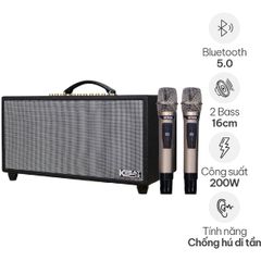  Loa xách tay Acnos Hi450 (200W RMS, 2 Micro) 