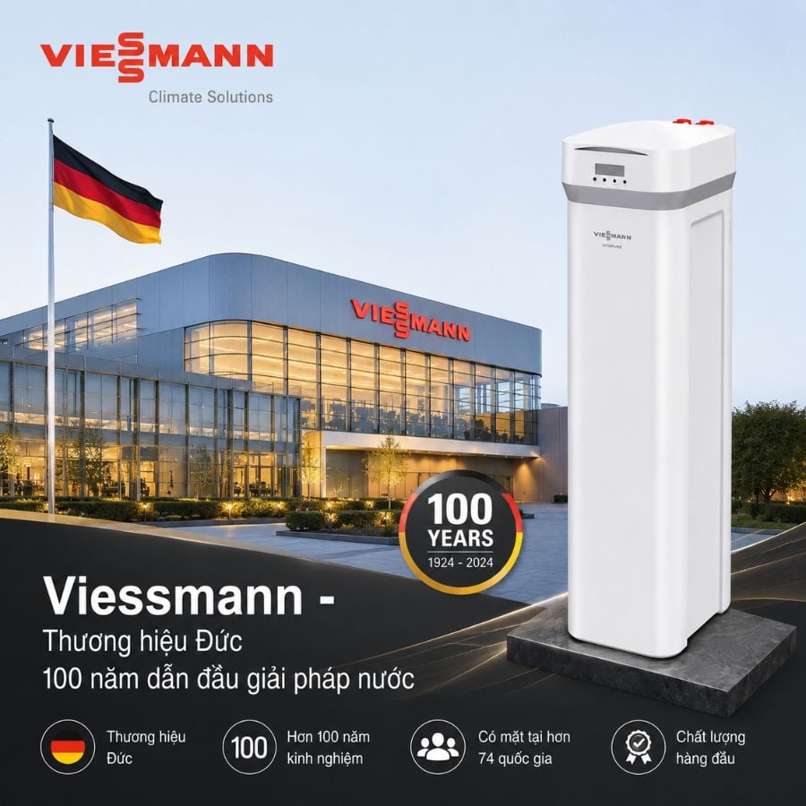 Ảnh minh họa Bộ lọc nước tổng đầu nguồn trung tâm dùng điện Viessmann Vitopure S2-3T 2