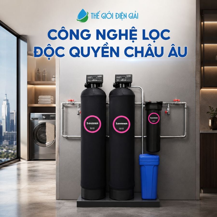 Ảnh minh họa Lọc tổng đầu nguồn Barrier City Pro Hero Plus 3