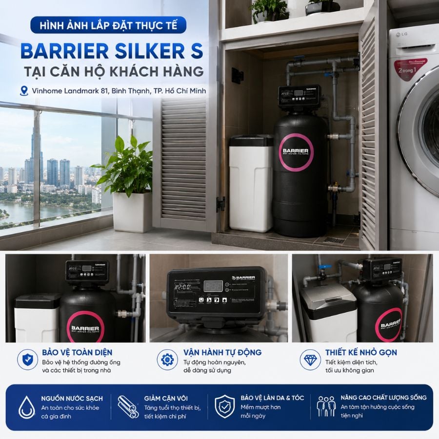 Ảnh minh họa Lọc tổng đầu nguồn Barrier Silker S 1