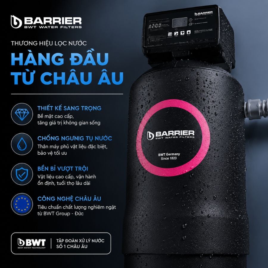 Ảnh minh họa Lọc tổng đầu nguồn Barrier Silker S 3