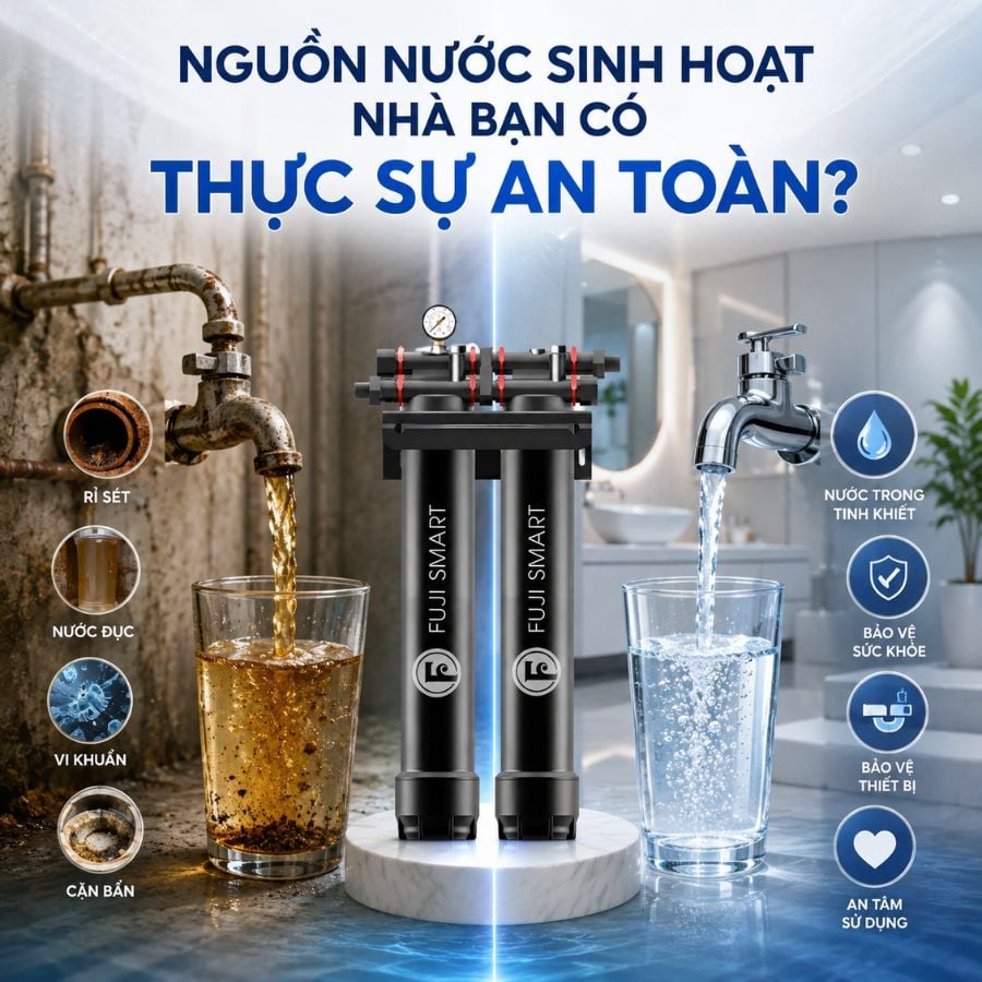 Ảnh minh họa Lọc tổng đầu nguồn Fuji Smart APT 200 chuẩn Nhật 1
