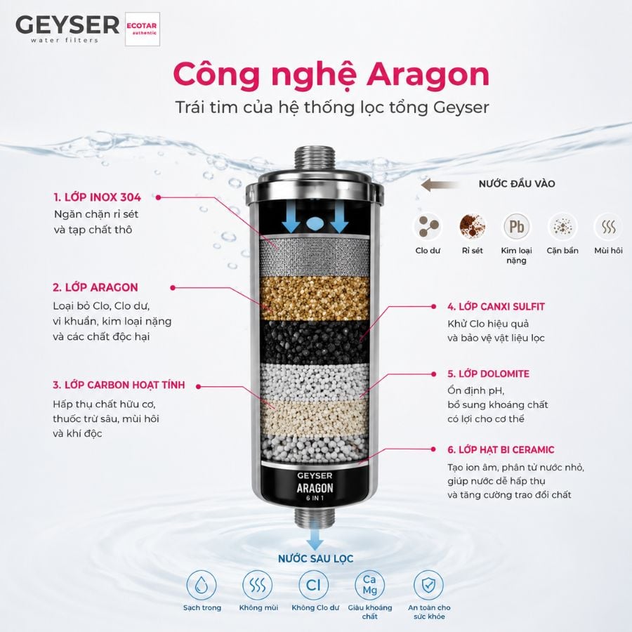 Ảnh minh họa Lọc tổng đầu nguồn Geyser Ecotar 1F10F Smart 3