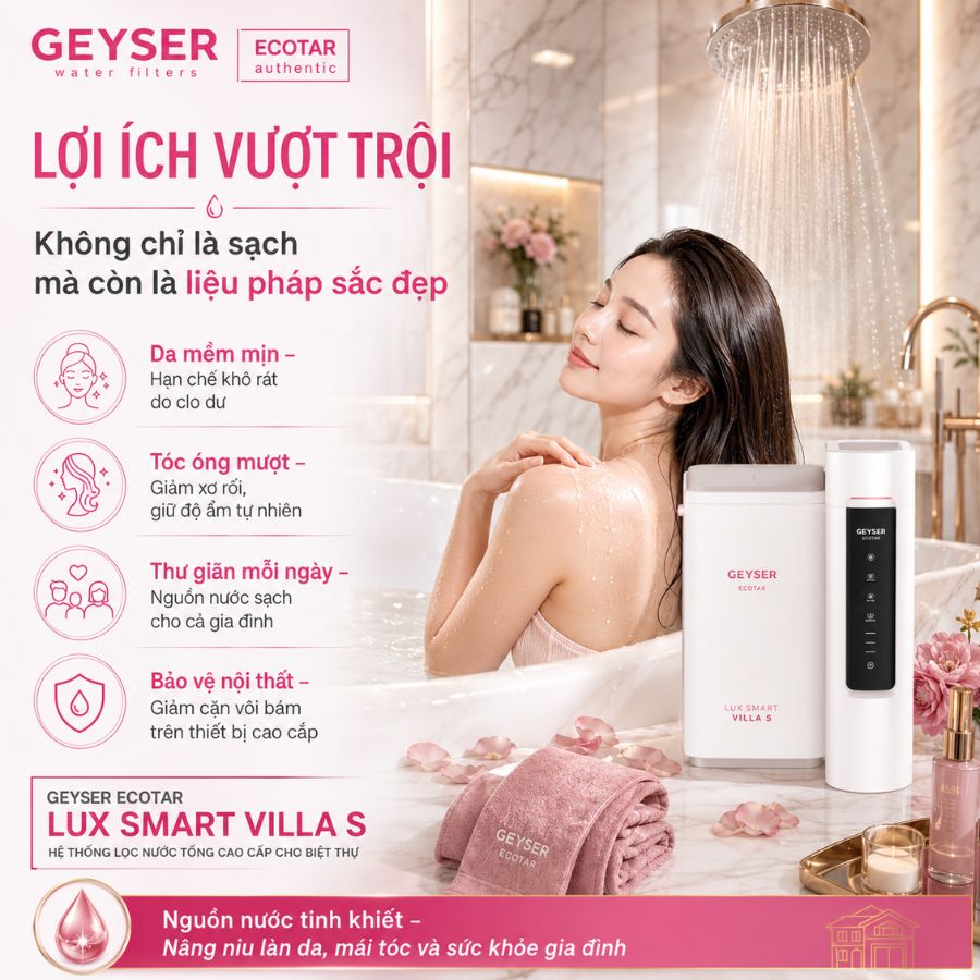 Ảnh minh họa Lọc tổng đầu nguồn Geyser Ecotar Lux Smart Home 3