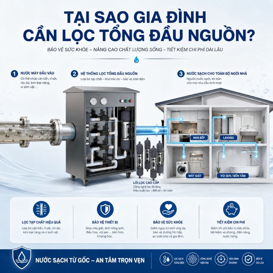 Ảnh minh họa Lọc tổng đầu nguồn Mitsubishi Cleansui MPOE-S4 2