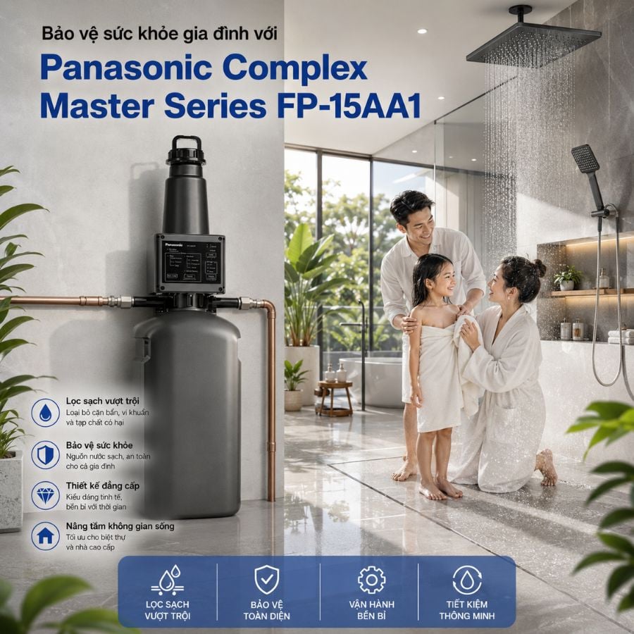 Ảnh minh họa Lọc tổng đầu nguồn Panasonic Complex Master Series FP-15AA1 3